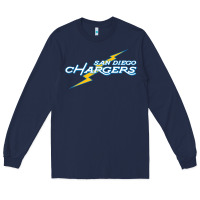 Navy vintage styled san diego chargers Long Sleeve Tee - lanVoArt
