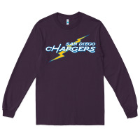 Plum vintage styled san diego chargers Long Sleeve Tee - lanVoArt