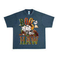 Midnight Navy Boo haw Urban Heavy Tee - NancyCooperArtShop