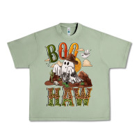 Oil Green Boo haw Urban Heavy Tee - NancyCooperArtShop