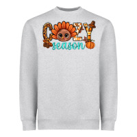 Heather Grey turkey cozy season thanksgiving bbs Heavyweight Sweatshirt - BundleAndBundleShop