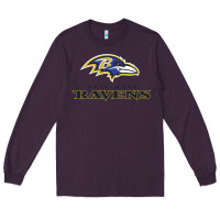 Plum the ravens teams Long Sleeve Tee - lanVoArt