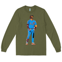 Army Green bryce harper powder blue Long Sleeve Tee - lanVoArt