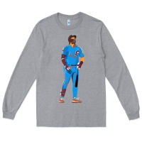 Heather Grey bryce harper powder blue Long Sleeve Tee - lanVoArt
