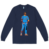Navy bryce harper powder blue Long Sleeve Tee - lanVoArt