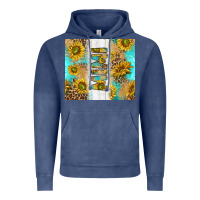 Vintage Denim western mother's day mimi with turquoise and sunflowers and leopard tu Vintage Hoodie - TumblerDesignByShophia