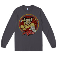 Smoke distressed mighty Long Sleeve Tee - lanVoArt