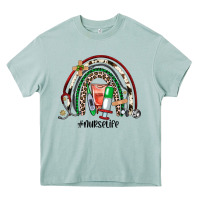 Arona Christmas nurselife rainbow Heavy Core Tee - JahusDesignShop