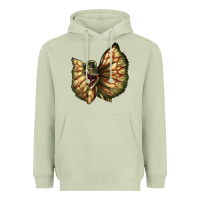 Matcha dilophosaurus face Heavyweight Hoodie - LillyAllenDesigns