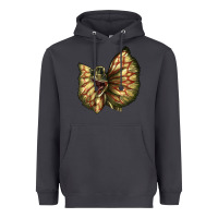Smoke dilophosaurus face Heavyweight Hoodie - LillyAllenDesigns