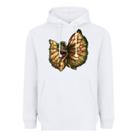 White dilophosaurus face Heavyweight Hoodie - LillyAllenDesigns