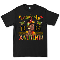 Black celebrate 1865 juneteenth with black woman Premium Tee - LillyAllenDesigns