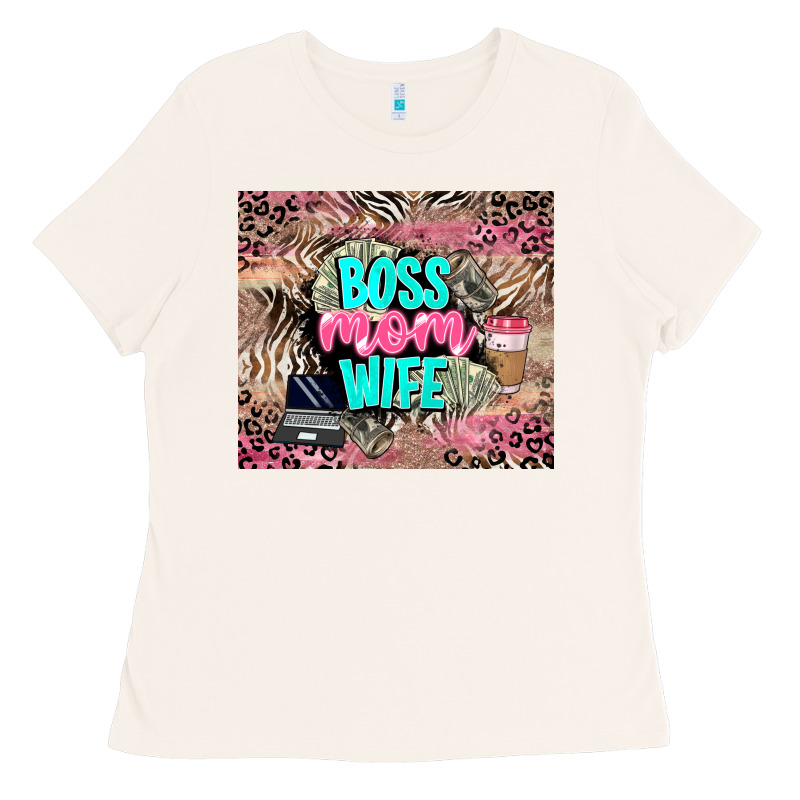 Boss Mom Wife Ladies Tee by LillyAllenDesigns | Teevron