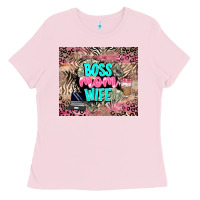 Bubblegum Pink boss mom wife Ladies Tee - LillyAllenDesigns