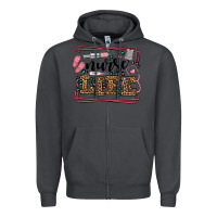 Smoke Nurse life leopard frame Zipper Hoodie - LillyAllenDesigns