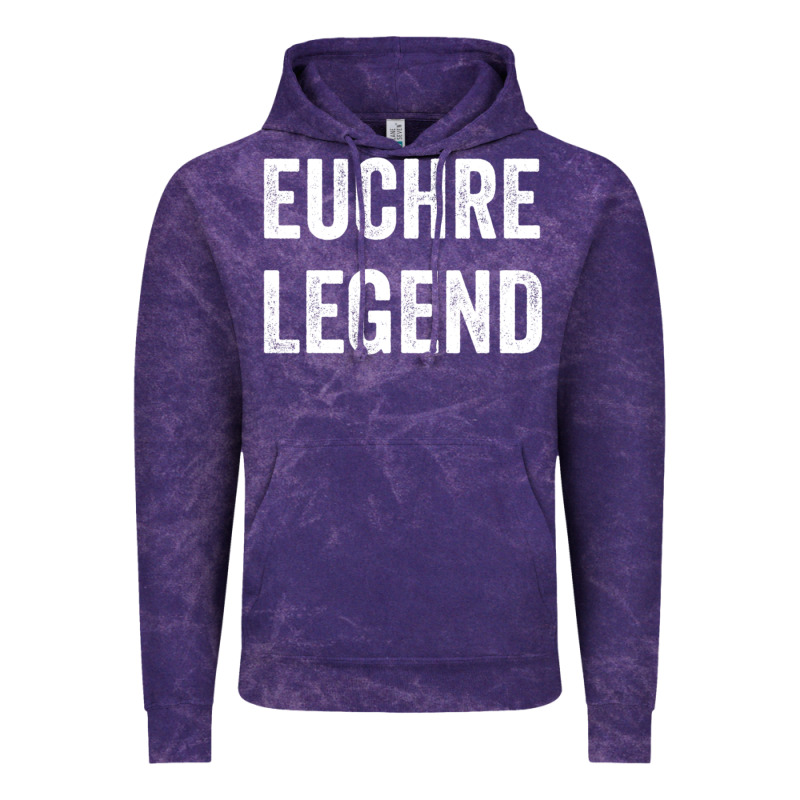 Euchre Legend Best Euchre Card Board Game Player Gift Vintage Hoodie by lanVoArt | Teevron