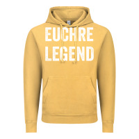 Vintage Mustard Euchre Legend Best Euchre Card Board Game Player Gift Vintage Hoodie - lanVoArt