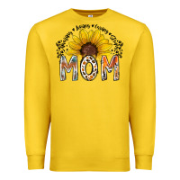 Lemon mom sunflower Premium Sweatshirt - RacoonDesign