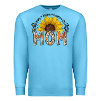 Ocean Blue mom sunflower Premium Sweatshirt - RacoonDesign