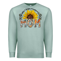 Seafoam mom sunflower Premium Sweatshirt - RacoonDesign