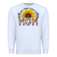 White mom sunflower Premium Sweatshirt - RacoonDesign