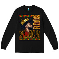 Black black king Long Sleeve Tee - CowGirlArtShop