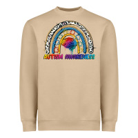 Mushroom Autism Awareness rainbow Heavyweight Sweatshirt - FaDigitalArtStudio