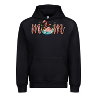Black mom flamingo Urban Hoodie - BarkalooDesign
