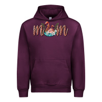 Mauve Wine mom flamingo Urban Hoodie - BarkalooDesign