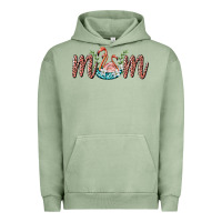 Pigment Oil Green mom flamingo Urban Hoodie - BarkalooDesign