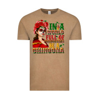 Vintage Coffee In a world full of princesses be a chingona Vintage Tee - NancyCooperArtShop