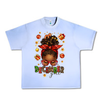 Grape Ice december girl christmas afro messy bun Urban Heavy Tee - texasbilliewilder