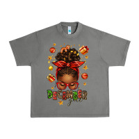 Tornado december girl christmas afro messy bun Urban Heavy Tee - texasbilliewilder