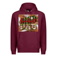 Burgundy baseball dad tumbler Premium Hoodie - BundleAndBundleShop