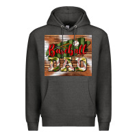 Charcoal Heather baseball dad tumbler Premium Hoodie - BundleAndBundleShop
