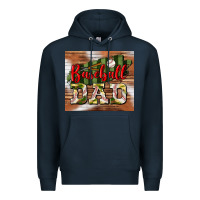 Navy baseball dad tumbler Premium Hoodie - BundleAndBundleShop