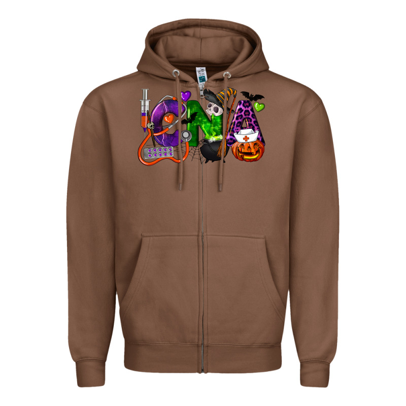 Western Halloween Cna Certified Nursing Assistant Zipper Hoodie by LillyAllenDesigns | Teevron