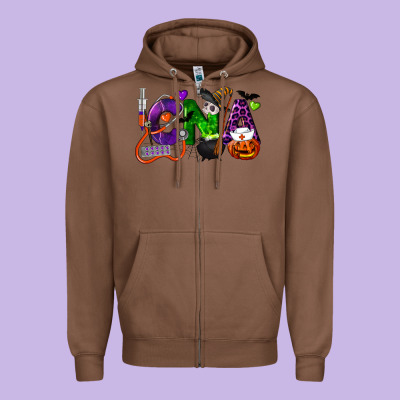 Western Halloween Cna Certified Nursing Assistant Zipper Hoodie Designed By Lillyallendesigns