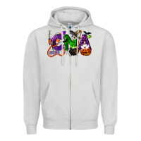 Dove Grey Western Halloween CNA Certified Nursing Assistant Zipper Hoodie - LillyAllenDesigns