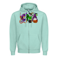 Seafoam Western Halloween CNA Certified Nursing Assistant Zipper Hoodie - LillyAllenDesigns