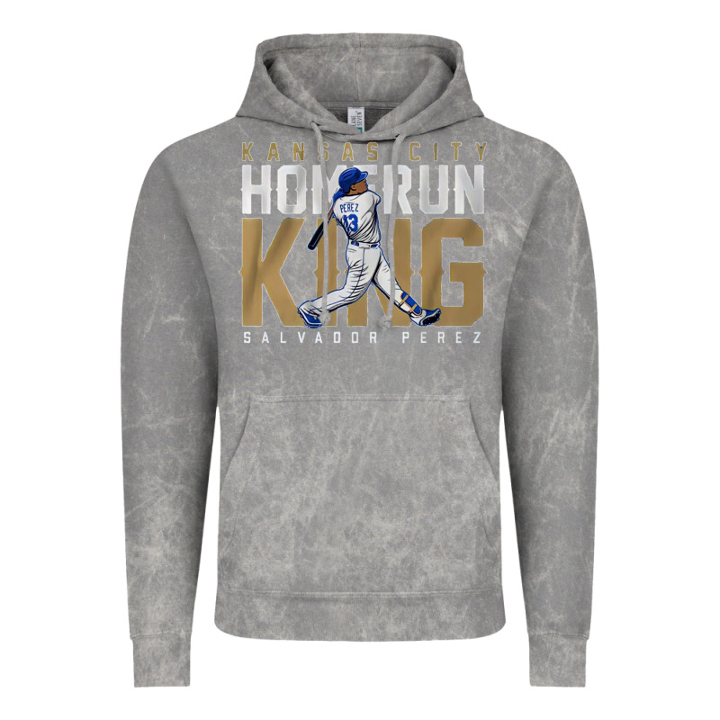 Salvador Pérez Home Run King Vintage Hoodie by lanVoArt | Teevron