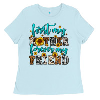 Baby Blue name mother and friend tribute design Ladies Tee - LillyAllenDesigns