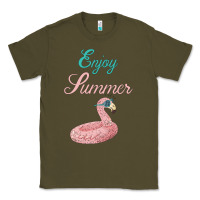 Army Green Enjoy Summer Classic Tee - Bettercallsaul
