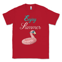 Red Enjoy Summer Classic Tee - Bettercallsaul