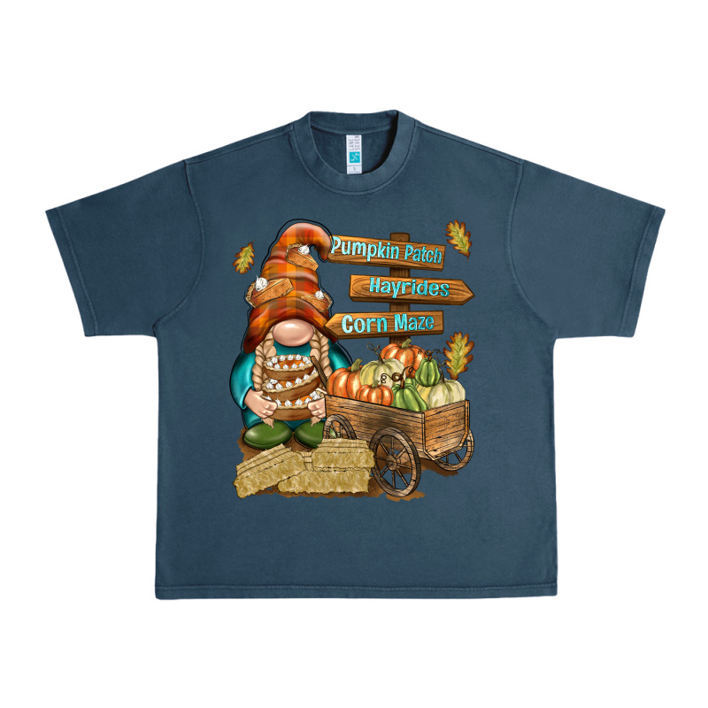 Pumpkin Patch Hayrides And Corn Maze Urban Heavy Tee by NancyCooperArtShop | Teevron