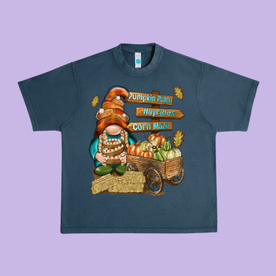 Pumpkin Patch Hayrides And Corn Maze Urban Heavy Tee Designed By Nancycooperartshop