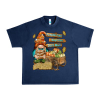 Navy Pumpkin patch hayrides and corn maze Urban Heavy Tee - NancyCooperArtShop