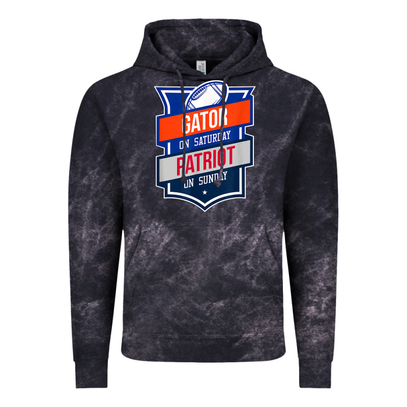 Retro Gator On Saturday Patriot On Sunday Gainesville Gift Vintage Hoodie by lanVoArt | Teevron