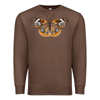 Chestnut Common Buckeye Butterfly Premium Sweatshirt - LillyAllenDesigns