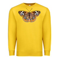 Lemon Common Buckeye Butterfly Premium Sweatshirt - LillyAllenDesigns